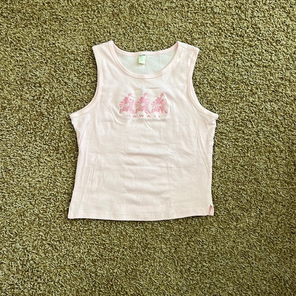 Pink Hawaii tank top - Picture 1 of 4
